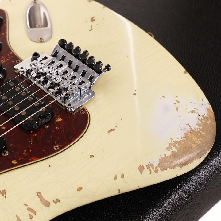 Fender Custom Shop ZF Stratocaster HSH Heavy Relic Vintage White