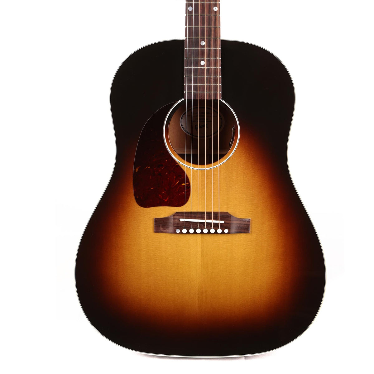 Gibson J-45 Standard Left-Handed Acoustic-Electric Vintage Sunburst — 1