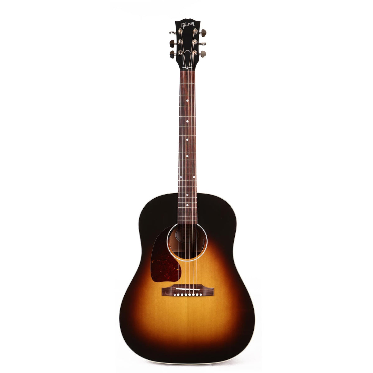 Gibson J-45 Standard Left-Handed Acoustic-Electric Vintage Sunburst — 2