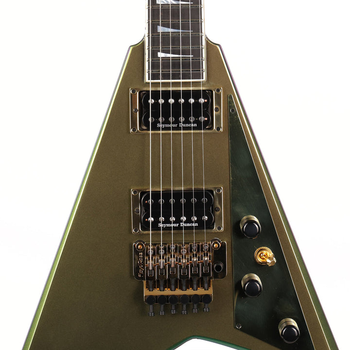 Jackson Custom Shop Rhoads RR-VS Green to Purple Flip-Flop