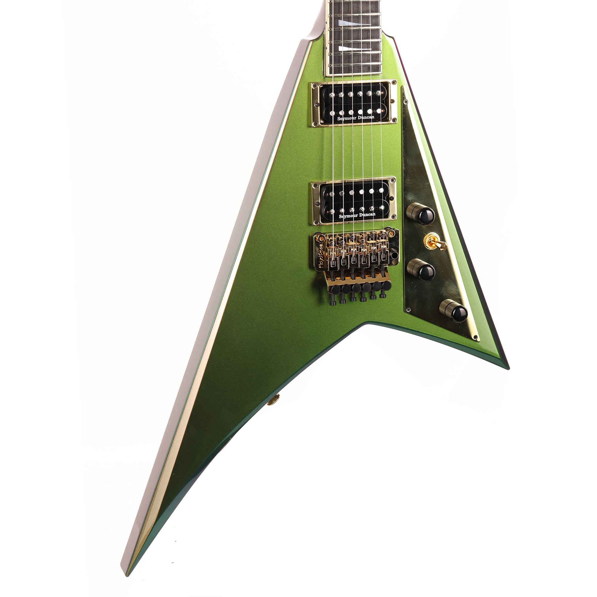 Jackson Custom Shop Rhoads RR-VS Green to Purple Flip-Flop | The