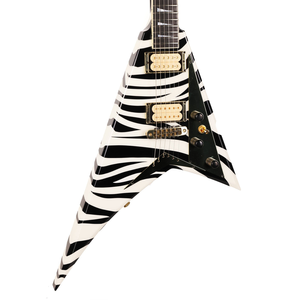 Jackson Custom Shop Rhoads RR-VS Fixed Bridge Zebra Stripes — 5