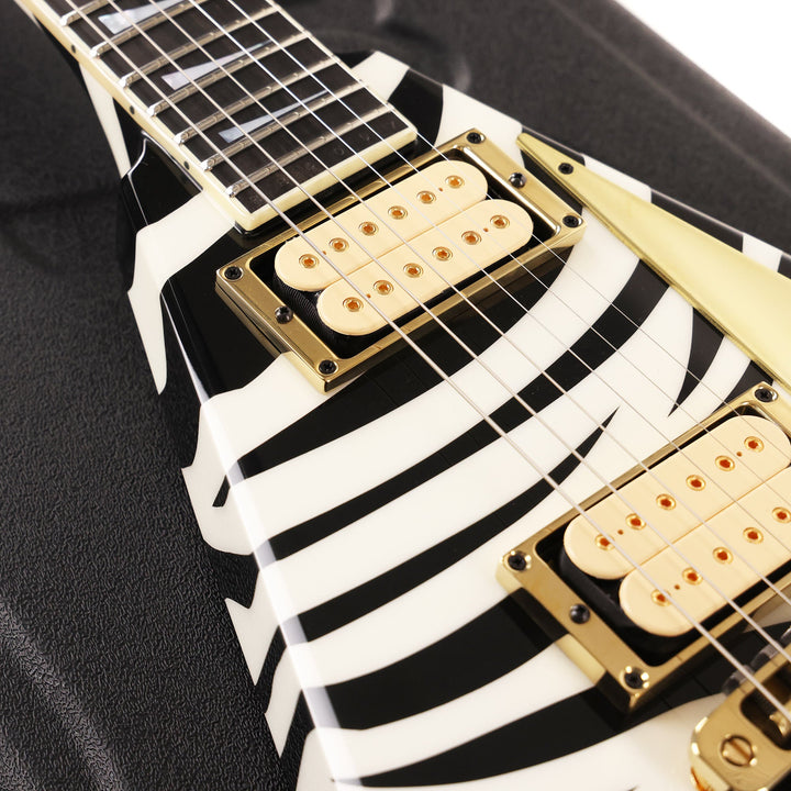 Jackson Custom Shop Rhoads RR-VS Fixed Bridge Zebra Stripes