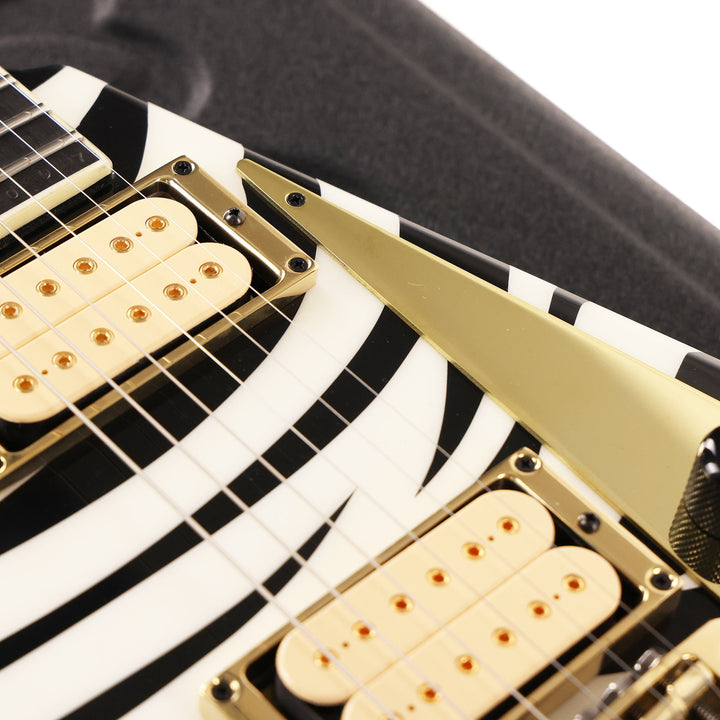 Jackson Custom Shop Rhoads RR-VS Fixed Bridge Zebra Stripes