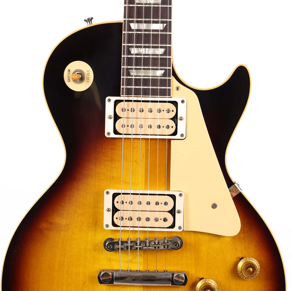 Gibson Custom Shop 1958 Les Paul Reissue Made 2 Measure Kindred Burst with Double Classic White Pickups — 4
