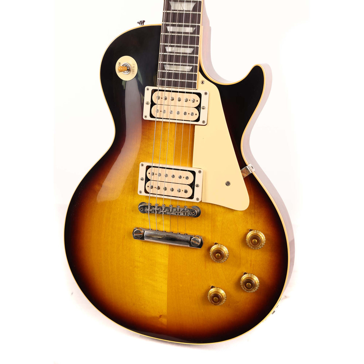 Gibson Custom Shop 1958 Les Paul Reissue Made 2 Measure Kindred Burst with Double Classic White Pickups — 5