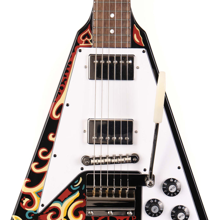 Epiphone Jimi Hendrix Love Drops Flying V Ebony Used