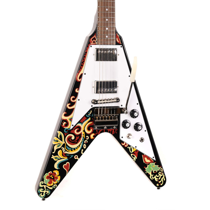 Epiphone Jimi Hendrix Love Drops Flying V Ebony Used
