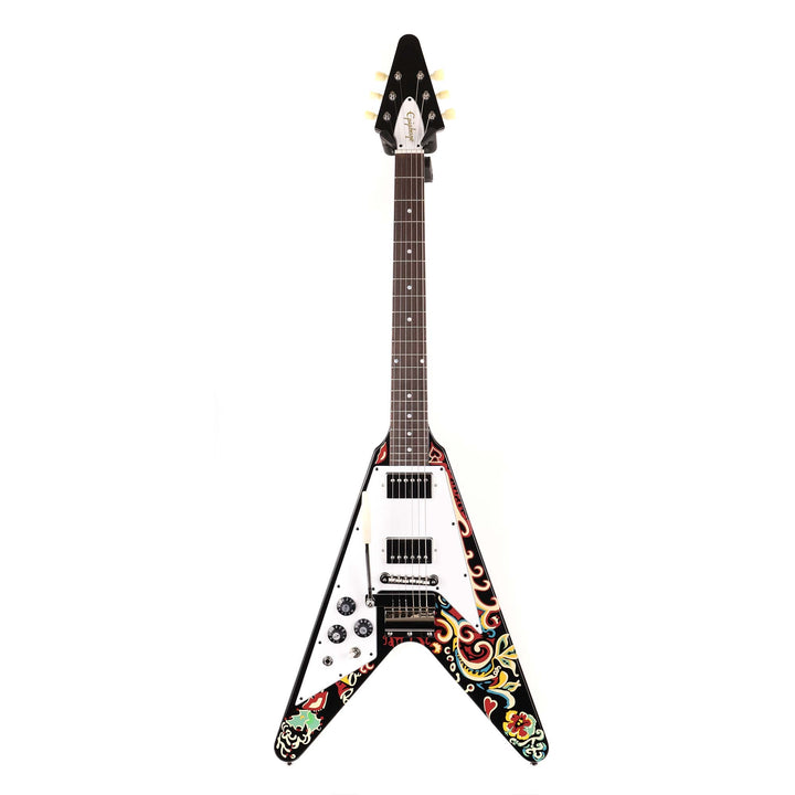 Epiphone Jimi Hendrix Love Drops Flying V Left-Handed Ebony 2025