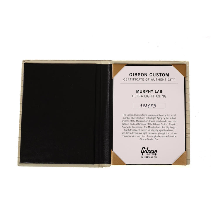 Gibson Custom Shop 1963 Les Paul SG Custom Reissue Murphy Lab Ultra Light Aged Classic White