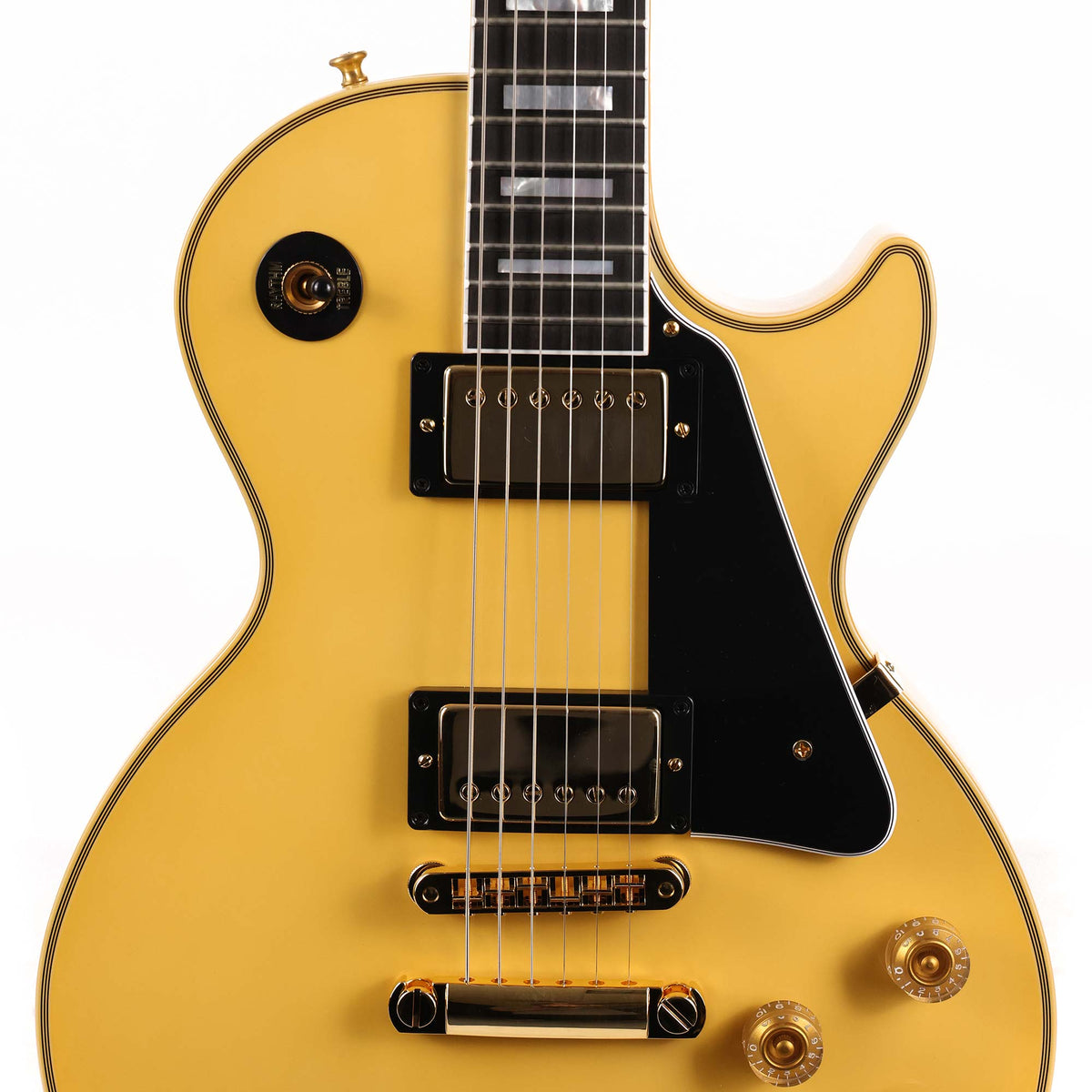 Gibson Custom Shop Les Paul Custom Made 2 Measure Aspen White — 4