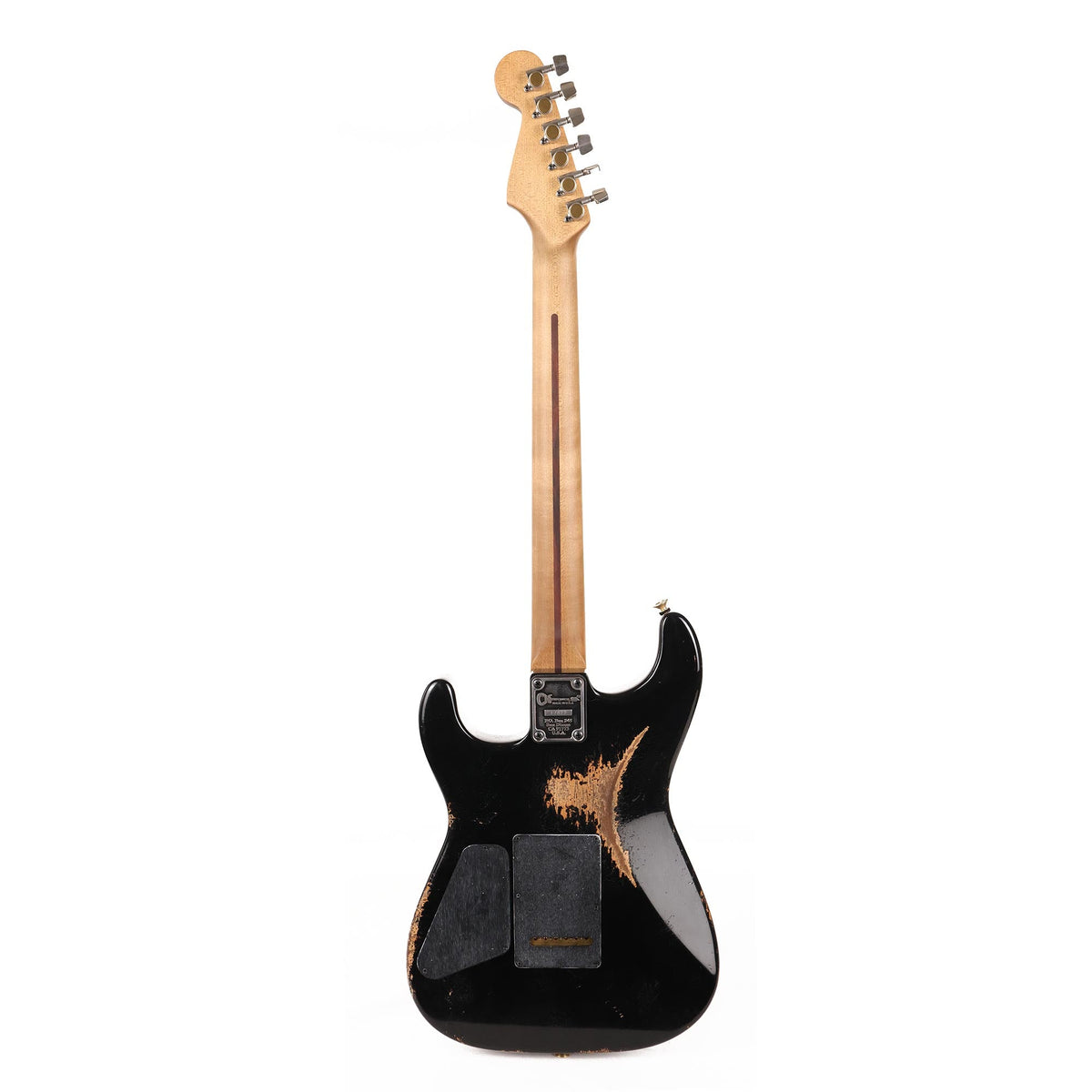 Charvel Custom Shop San Dimas Nitro Aged Faded Black — 3