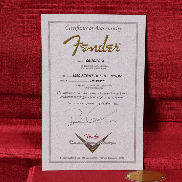 Fender Custom Shop 1960 Stratocaster Ultimate Relic Masterbuilt Dennis Galuszka 3-Tone Sunburst