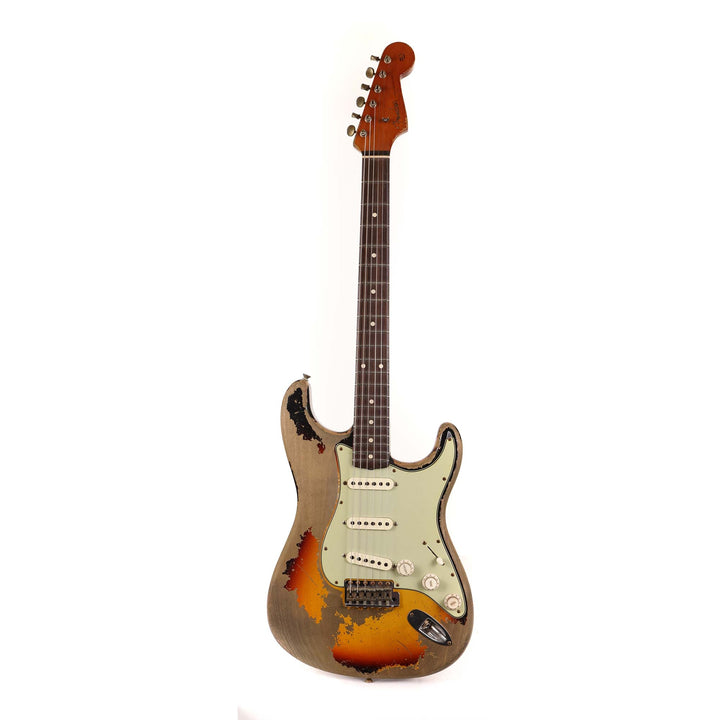Fender Custom Shop 1960 Stratocaster Ultimate Relic Masterbuilt Dennis Galuszka 3-Tone Sunburst