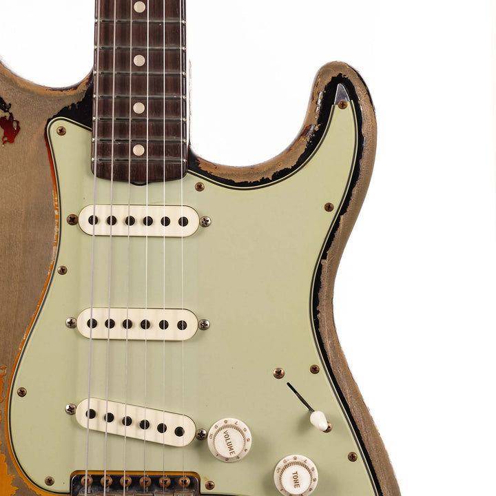 Fender Custom Shop 1960 Stratocaster Ultimate Relic Masterbuilt Dennis Galuszka 3-Tone Sunburst