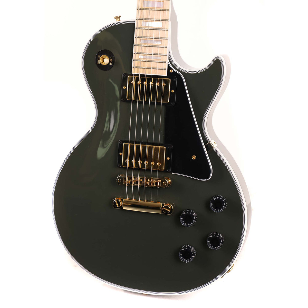 Gibson Custom Shop Les Paul Custom Made 2 Measure Olive Drab Maple Fretboard — 5