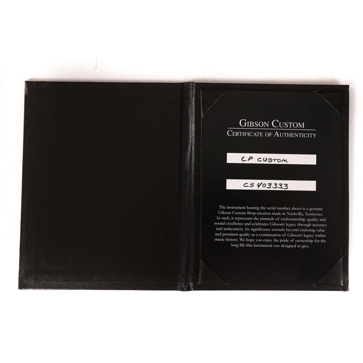 Gibson Custom Shop Les Paul Custom Made 2 Measure Olive Drab Maple Fretboard