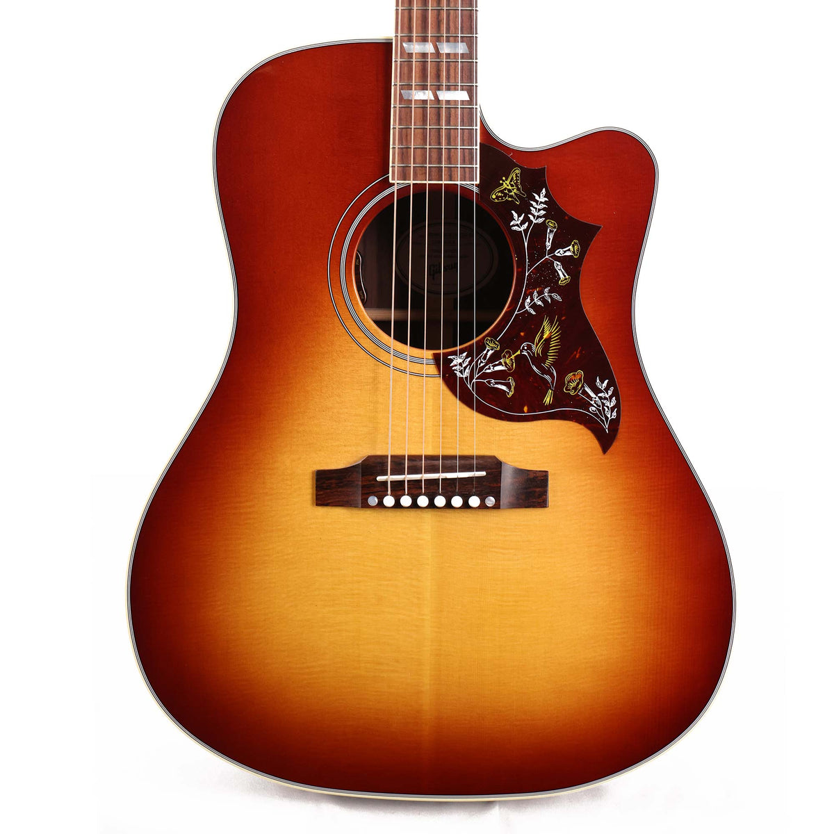 Gibson Hummingbird Standard Rosewood EC Acoustic-Electric Rosewood Burst — 1
