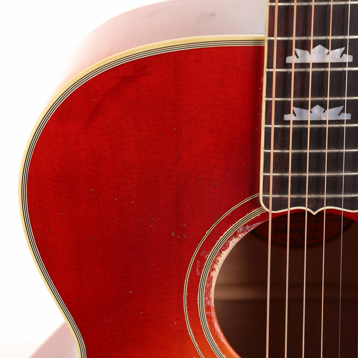Gibson Jimmy Page 1964 SJ-200 Acoustic Cherry Tea — 4