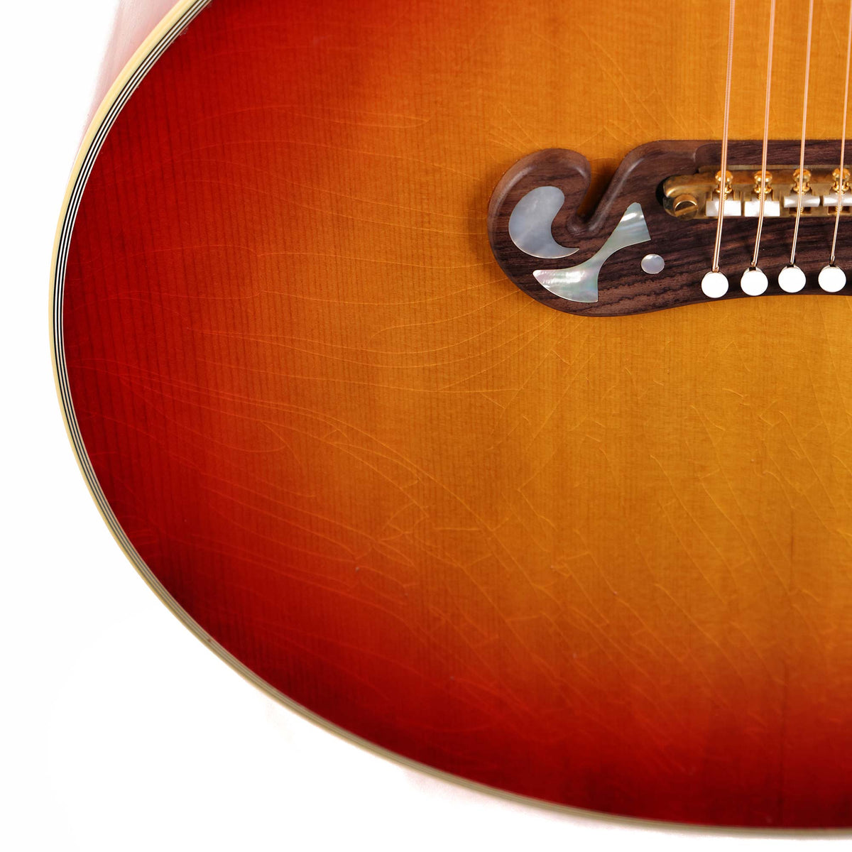 Gibson Jimmy Page 1964 SJ-200 Acoustic Cherry Tea — 5