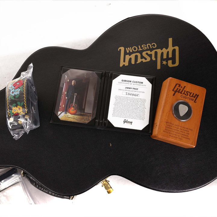 Gibson Jimmy Page 1964 SJ-200 Collector's Edition Acoustic Cherry Tea