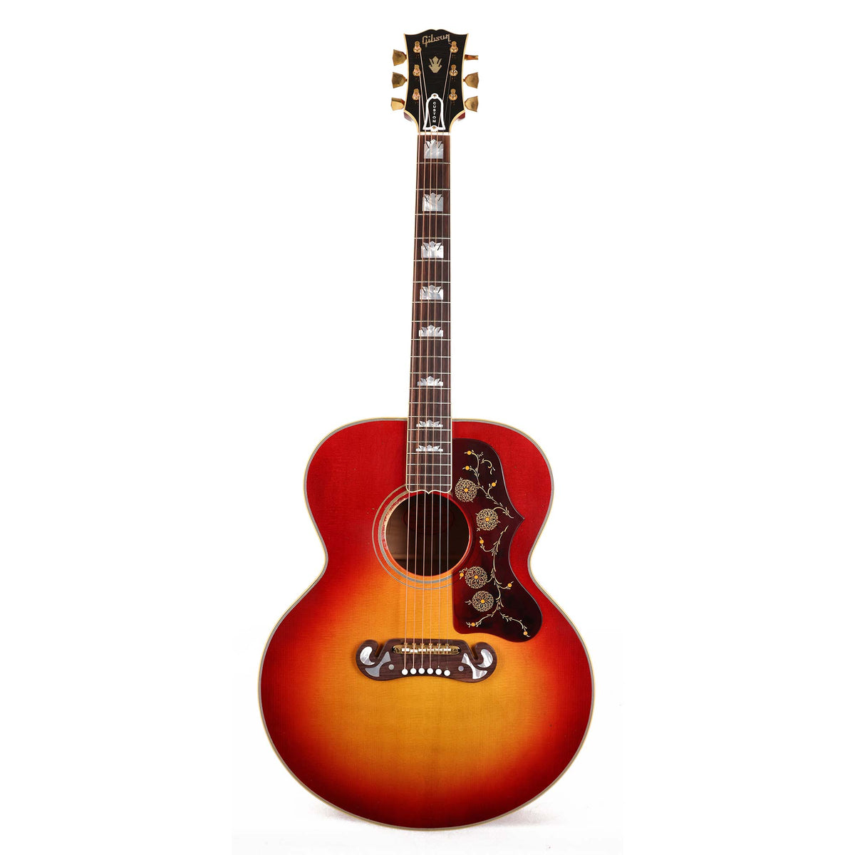 Gibson Jimmy Page 1964 SJ-200 Collector's Edition Acoustic Cherry Tea — 2