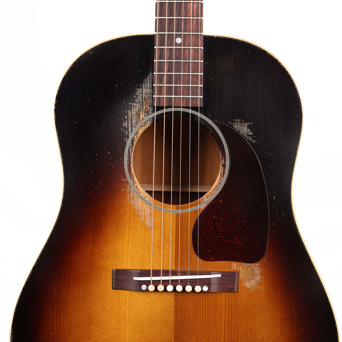 Gibson 1942 Banner J-45 Murphy Lab Heavy Aged Vintage Sunburst — 4