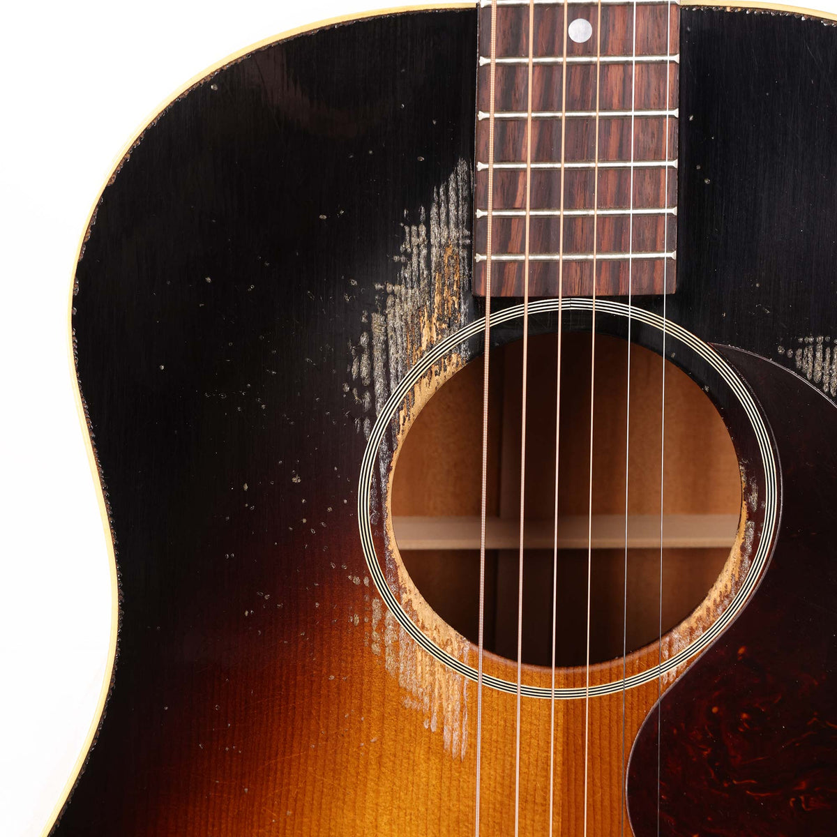 Gibson 1942 Banner J-45 Murphy Lab Heavy Aged Vintage Sunburst — 7