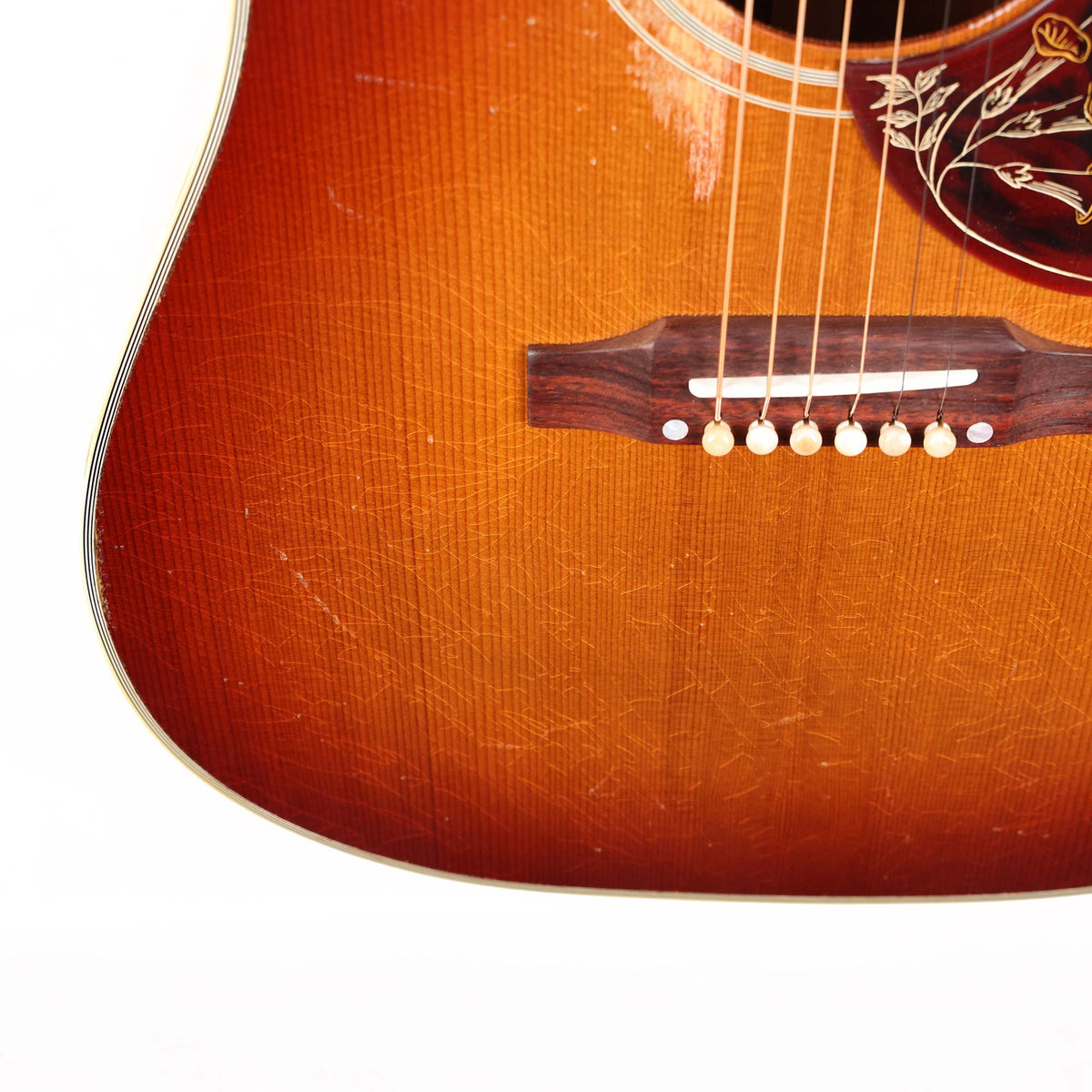 Gibson 1960 Hummingbird Murphy Lab Heritage Cherry Sunburst Heavy Aged — 12