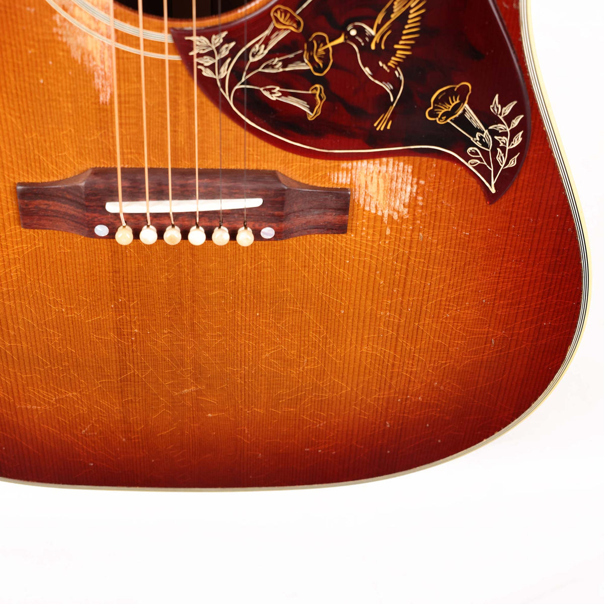Gibson 1960 Hummingbird Murphy Lab Heritage Cherry Sunburst Heavy Aged — 13