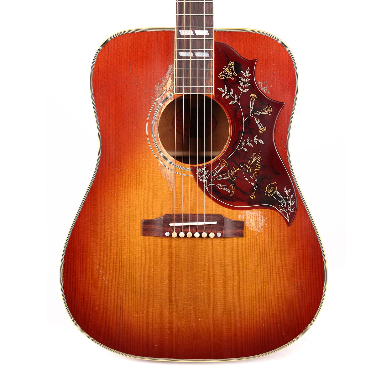Gibson 1960 Hummingbird Murphy Lab Heritage Cherry Sunburst Heavy Aged — 1