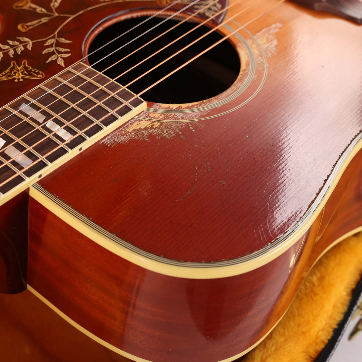 Gibson 1960 Hummingbird Murphy Lab Heritage Cherry Sunburst Heavy Aged — 7