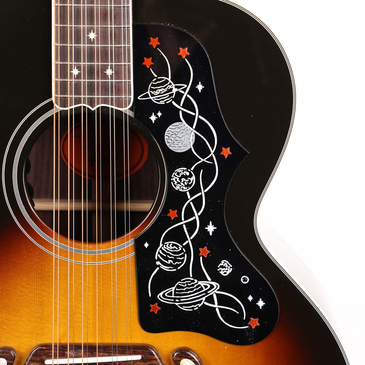 Brian May SJ-200 12-String Acoustic-Electric Vintage Sunburst — 7