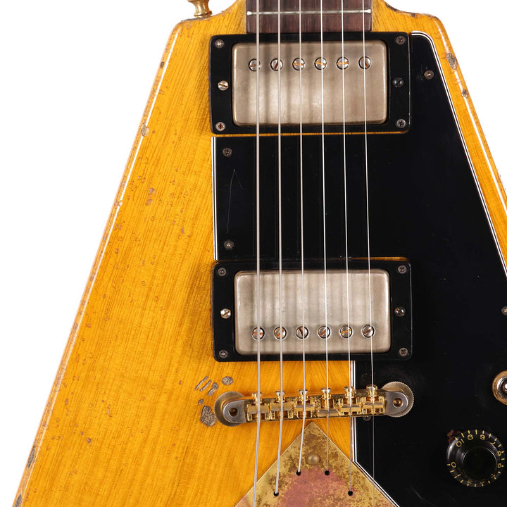 Gibson Custom Shop Joe Bonamassa Amos 1958 Flying V Collector's Edition Antique Natural