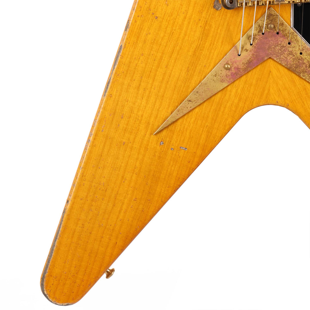 Gibson Custom Shop Joe Bonamassa "Amos" 1958 Flying V Collector's Edition Antique Natural — 5