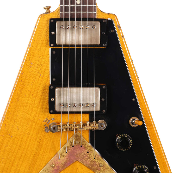 Gibson Custom Shop Joe Bonamassa Amos 1958 Flying V Collector's Edition Antique Natural