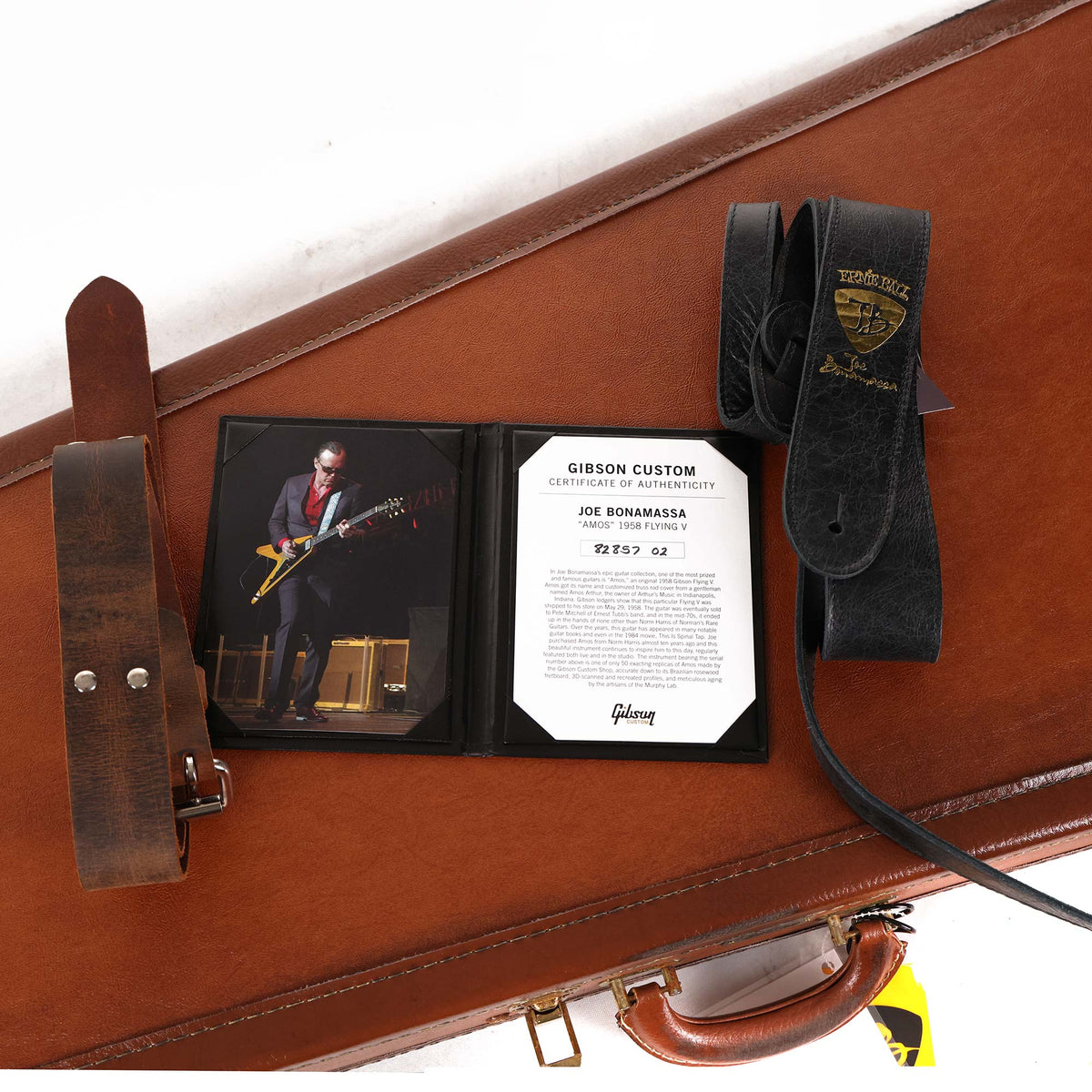 Gibson Custom Shop Joe Bonamassa "Amos" 1958 Flying V Collector's Edition Antique Natural — 9
