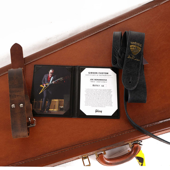 Gibson Custom Shop Joe Bonamassa Amos 1958 Flying V Collector's Edition Antique Natural