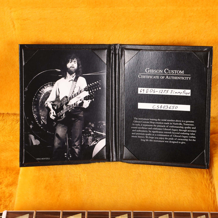 Gibson Custom Shop Jimmy Page EDS-1275 Doubleneck Guitar '69 Cherry