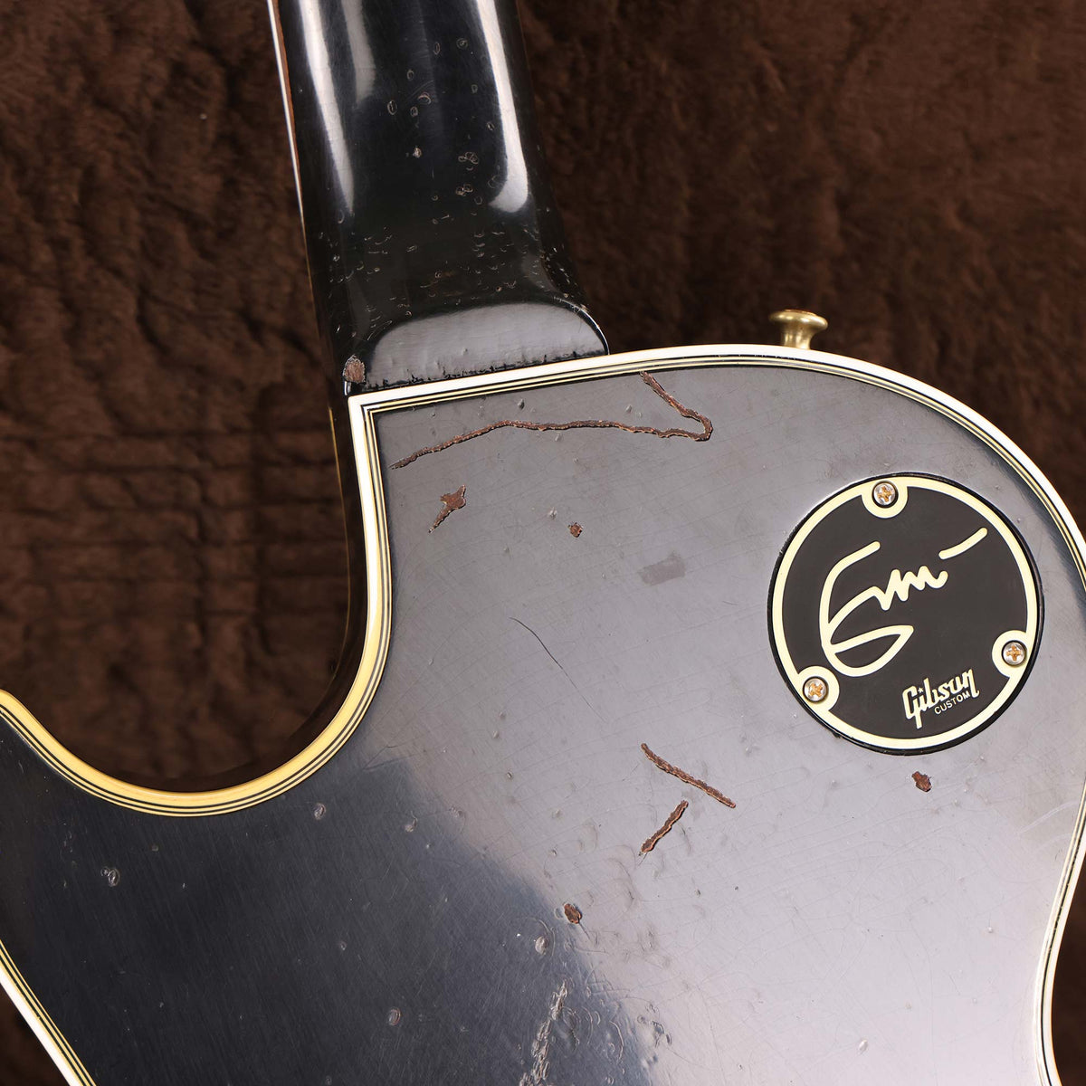 Gibson Custom Shop Eric Clapton 1958 Les Paul Custom Murphy Lab Aged Ebony — 10