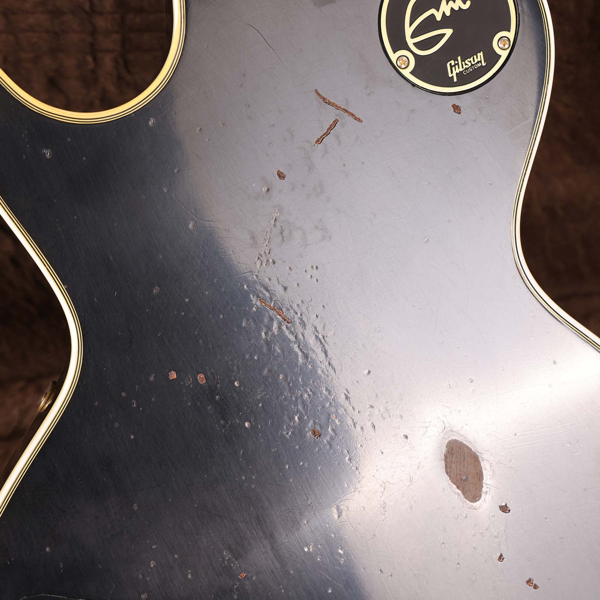 Gibson Custom Shop Eric Clapton 1958 Les Paul Custom Murphy Lab Aged Ebony — 11