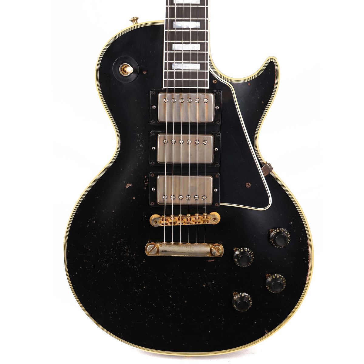 Gibson Custom Shop Eric Clapton 1958 Les Paul Custom Murphy Lab Aged Ebony — 1
