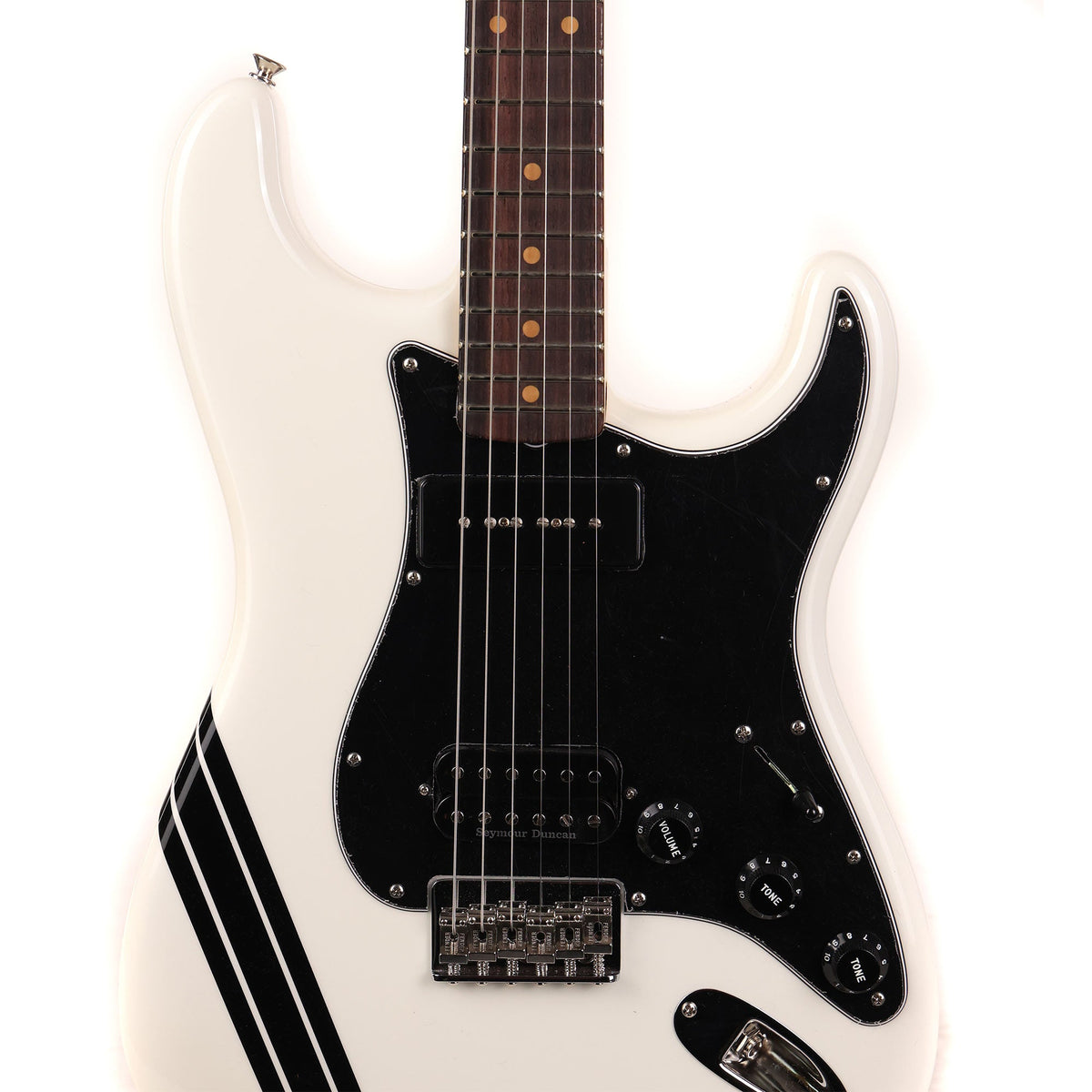 Fender Custom Shop 1960 'Left Lane' Stratocaster Arctic White Matching Headstock — 4