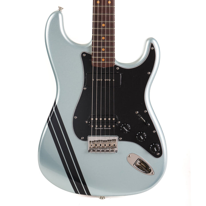 Fender Custom Shop 1960 'Left Lane' Stratocaster Firemist Silver Matching Headstock