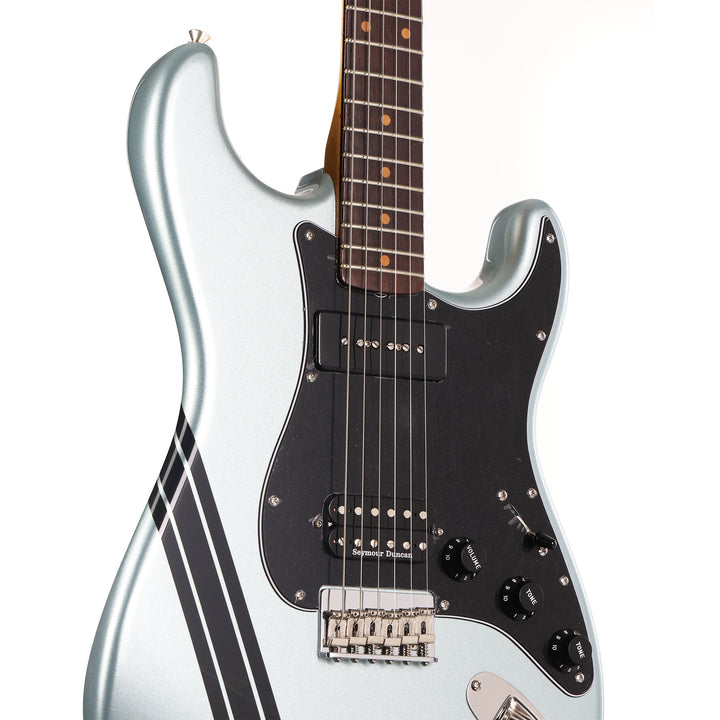Fender Custom Shop 1960 'Left Lane' Stratocaster Firemist Silver Matching Headstock
