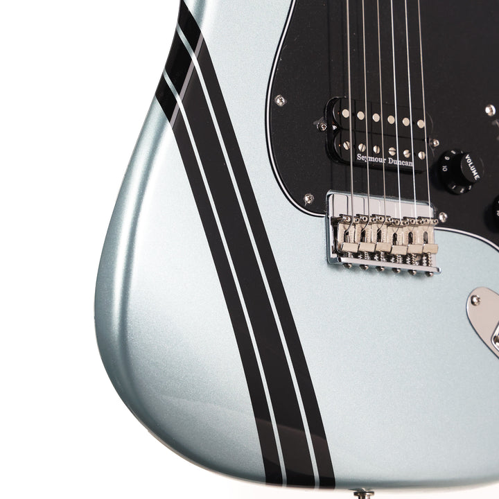 Fender Custom Shop 1960 'Left Lane' Stratocaster Firemist Silver Matching Headstock
