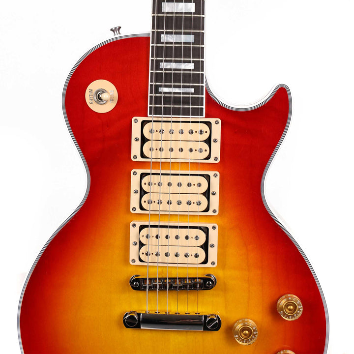 Gibson Custom Shop Les Paul Custom Made 2 Measure Cherry Sunburst Triple '57 Classics and Nickel Hardware