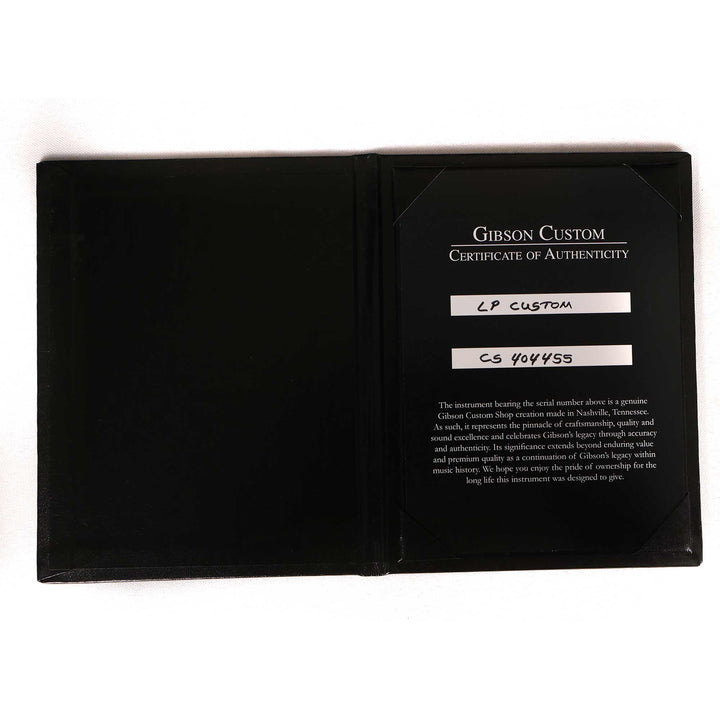 Gibson Custom Shop Les Paul Custom Made 2 Measure Cherry Sunburst Triple '57 Classics and Nickel Hardware