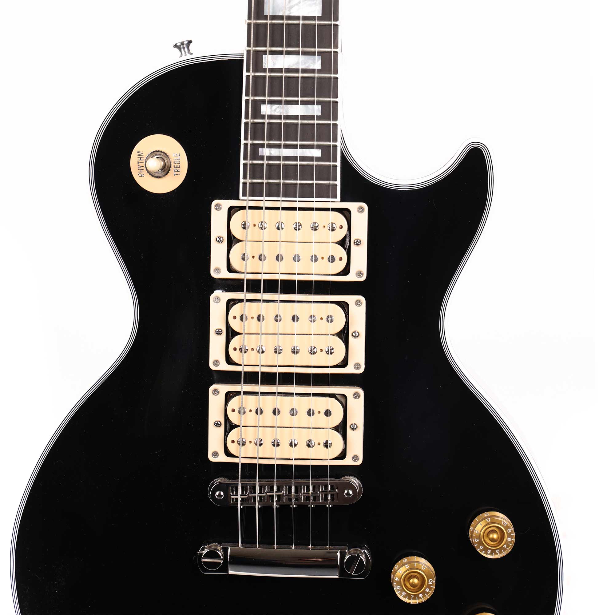 Gibson Custom Shop Les Paul Custom Made 2 Measure Ebony Triple '57