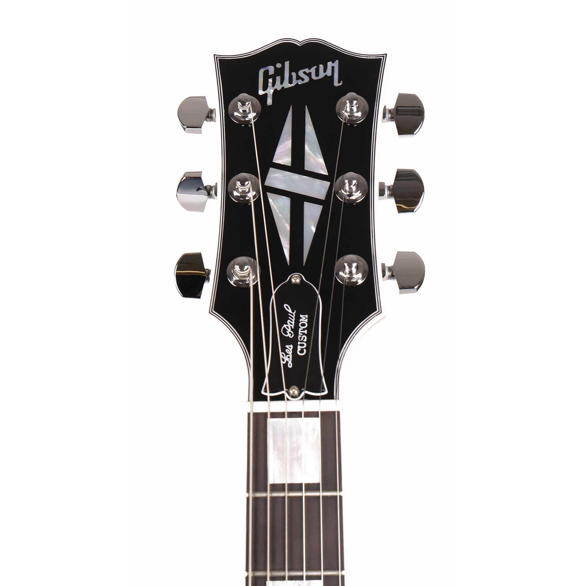Gibson Custom Shop Les Paul Custom Made 2 Measure Ebony Triple '57 Classics and Nickel Hardware — 7
